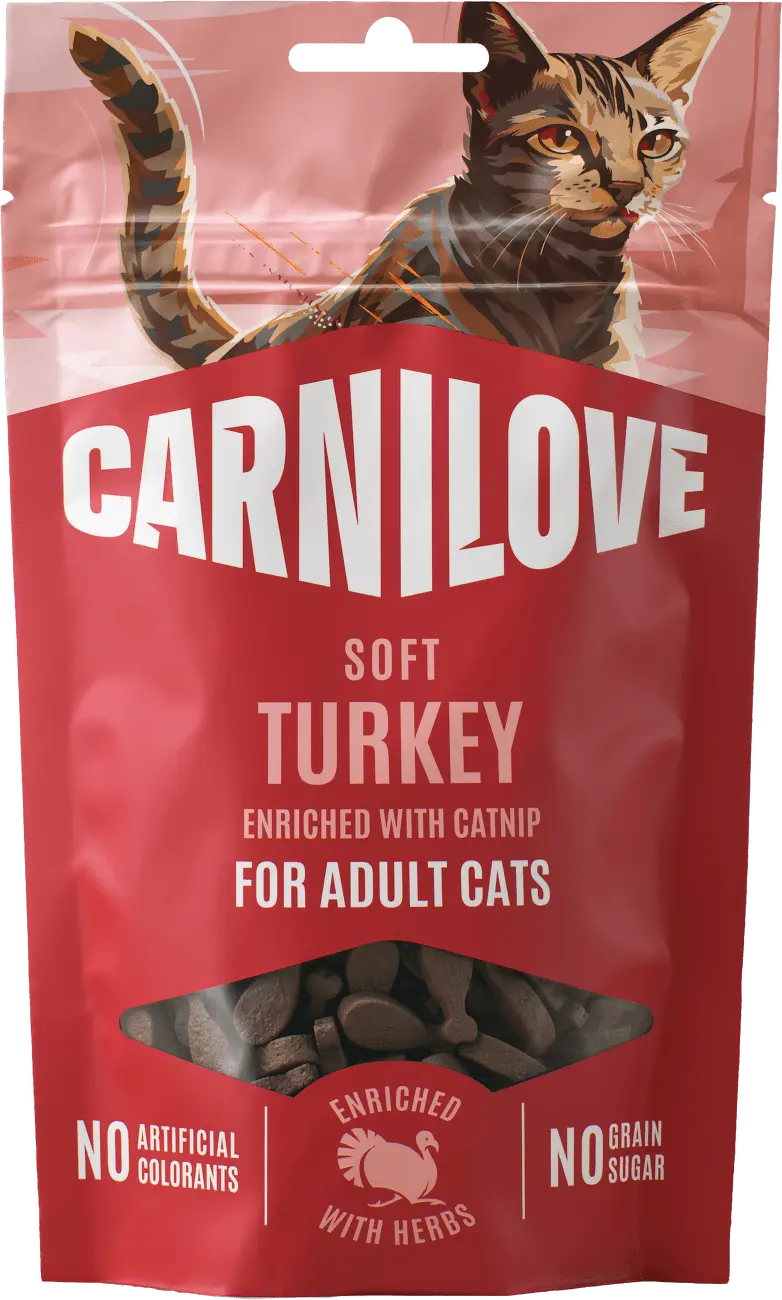 Carnilove Cat SOFT Snack Turkey+Catnip 50 g