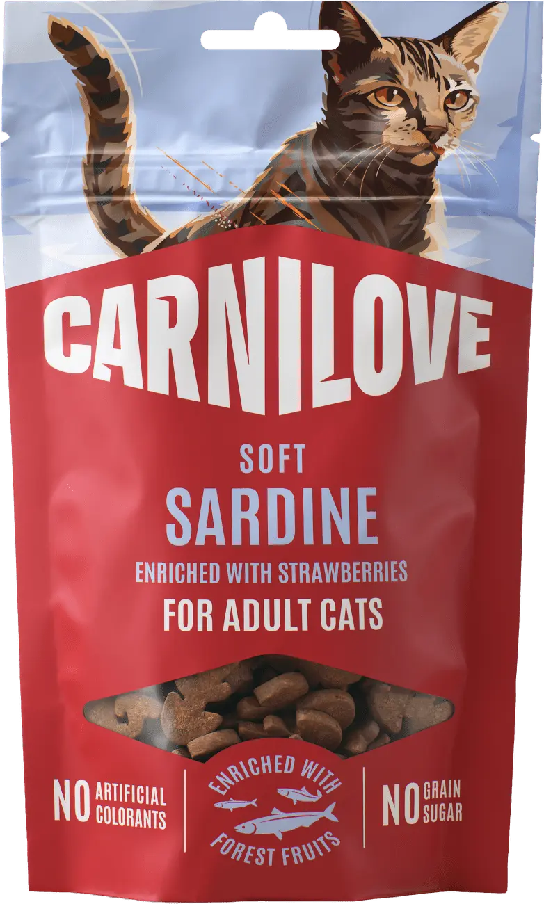 Carnilove Cat Soft Snack Sardine Strawberry 50g