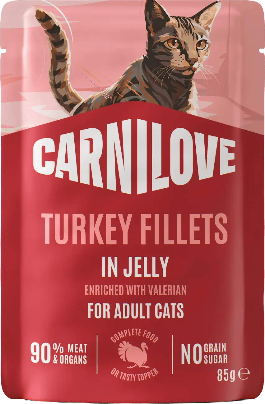 Carnilove Cat Pouch Jelly Turkey Valerian 85g