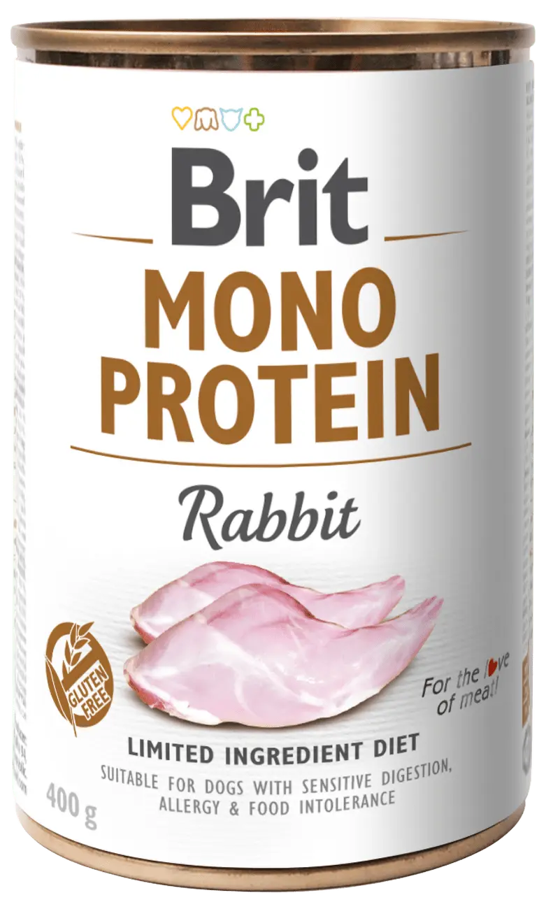 Brit Dog Konzerva Mono Protein Rabbit 400 g