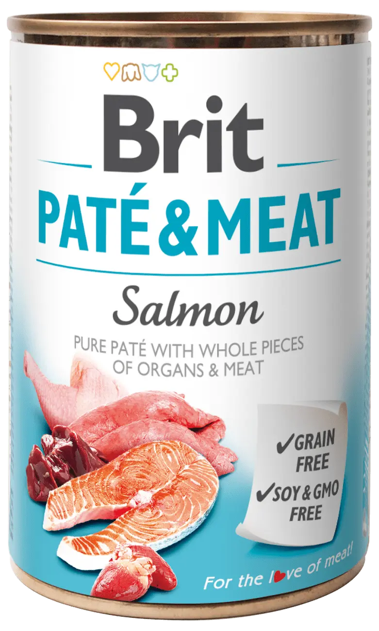 Konzerva Brit Paté & Meat Salmon 400g