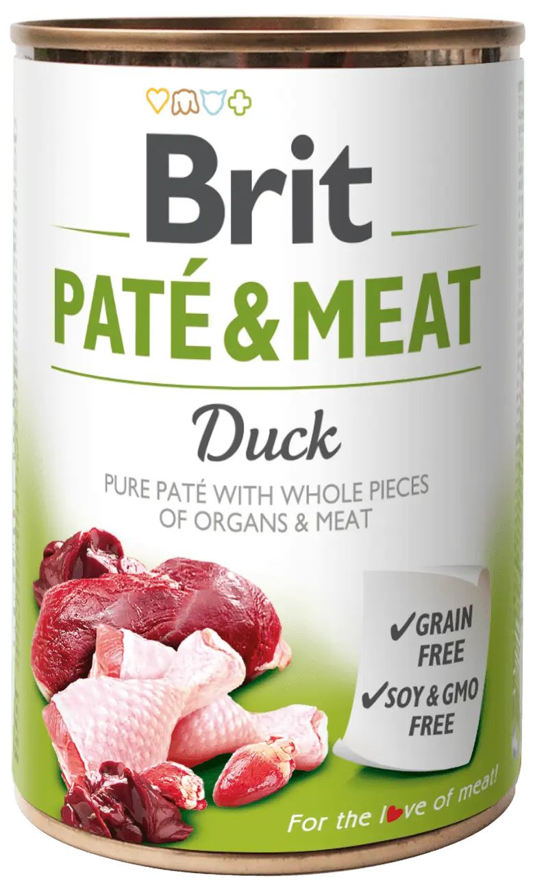 BRIT Paté & Meat Duck konzerva pro psy 400 g