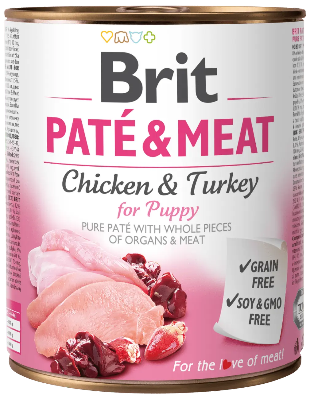 Konzerva Brit Paté & Meat Puppy 800g
