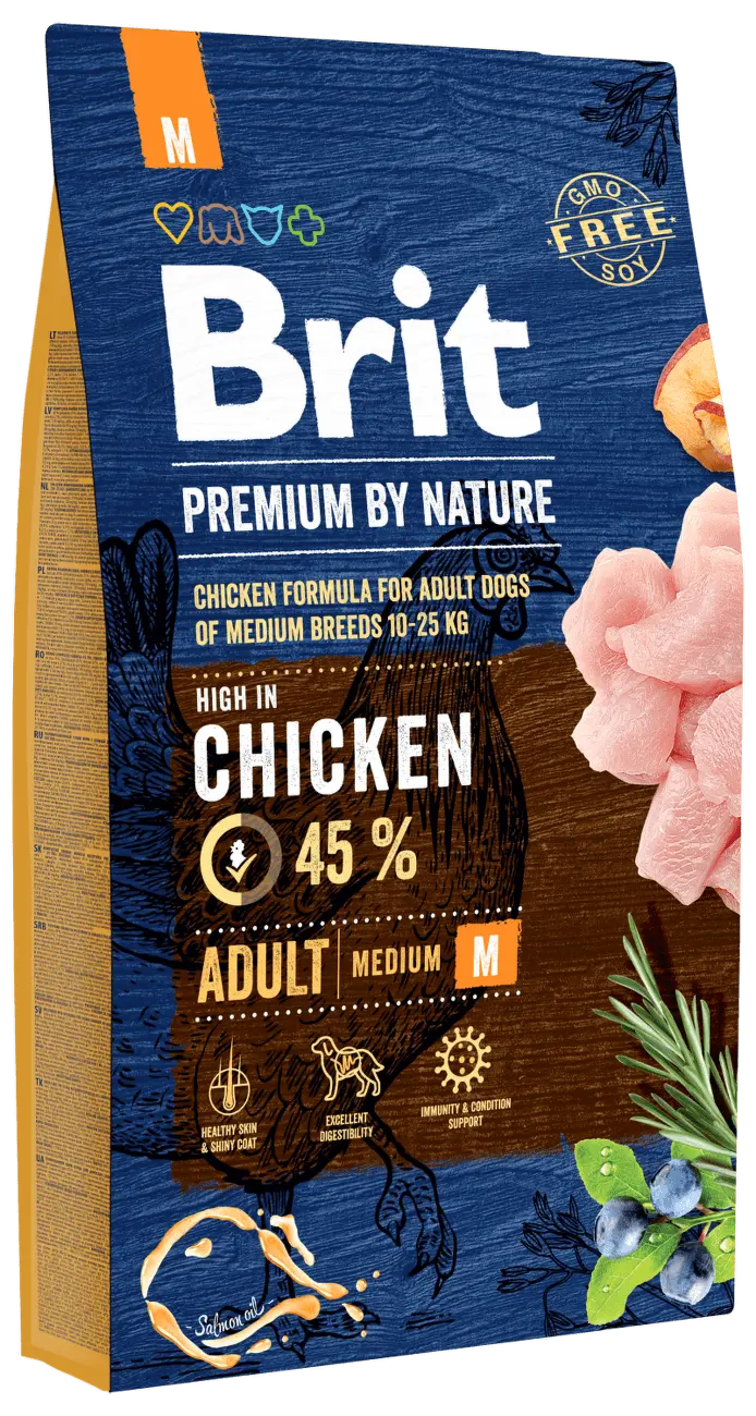 Brit Premium by Nature Adult M 8kg