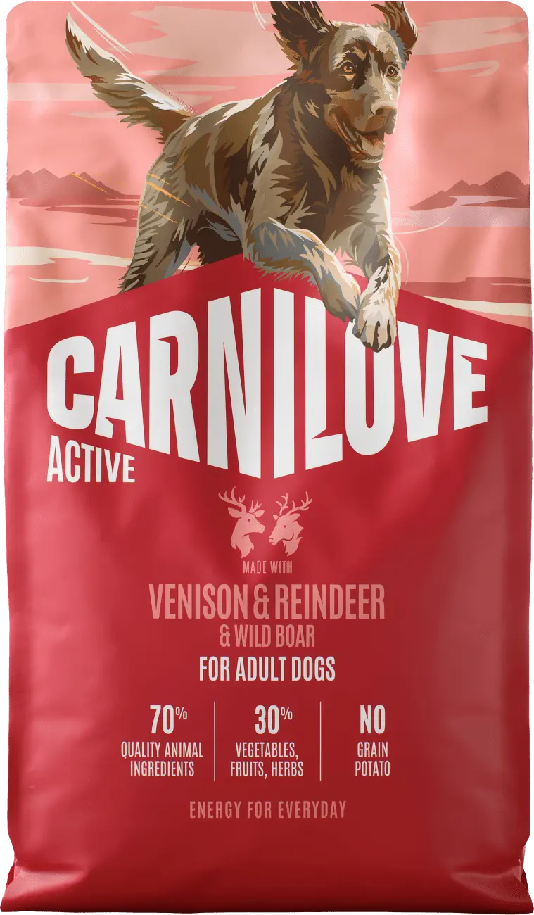 Carnilove Dog Active Dry Venis&Rein&Wild AdultAB 4kg