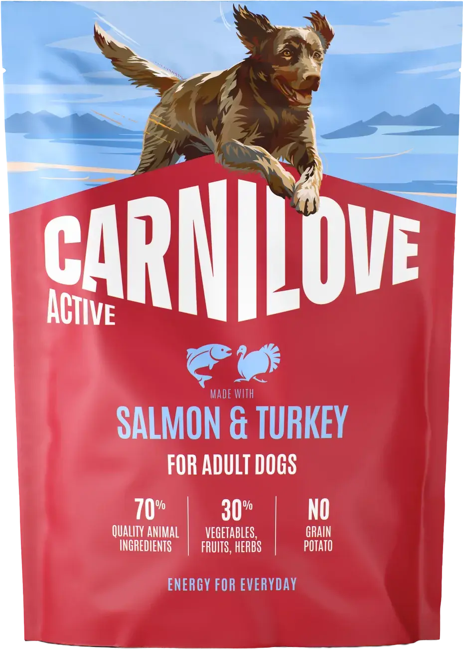Carnilove Dog Active Dry Salmon&Turkey Adult AB 1,5kg