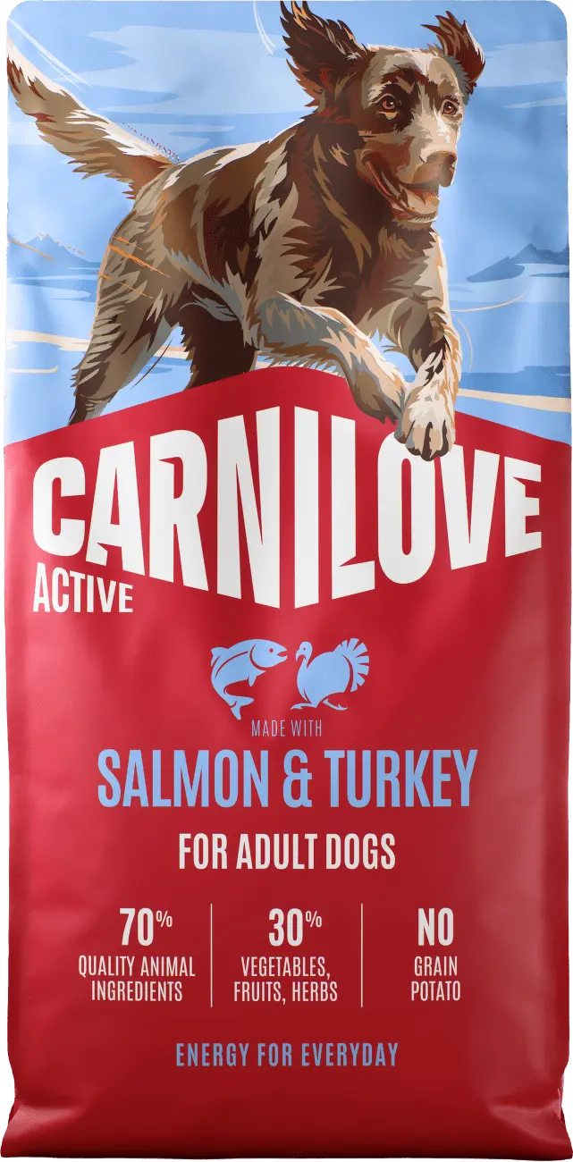 Carnilove Dog Active Dry Salmon&Turkey Adult AB 12kg