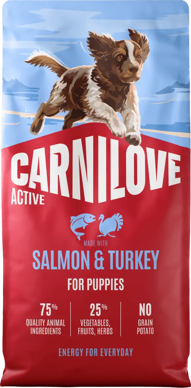 Carnilove Dog Active Dry Salmon&Turkey Puppies 12kg