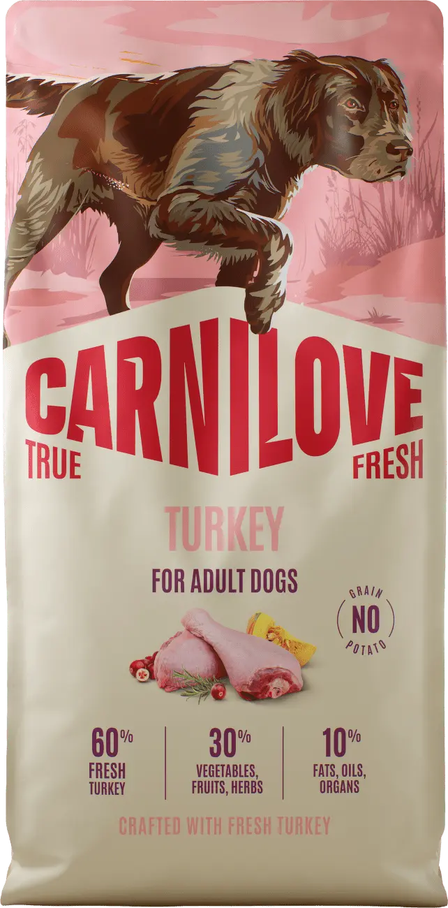 Carnilove Dog True Fresh Dry Turkey Adult AllBree 12kg