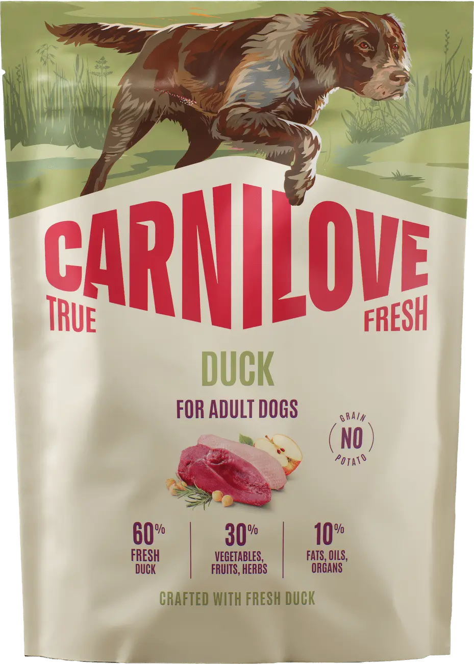 Granule CARNILOVE True Fresh pro dospělé psy kachna 1,5 kg