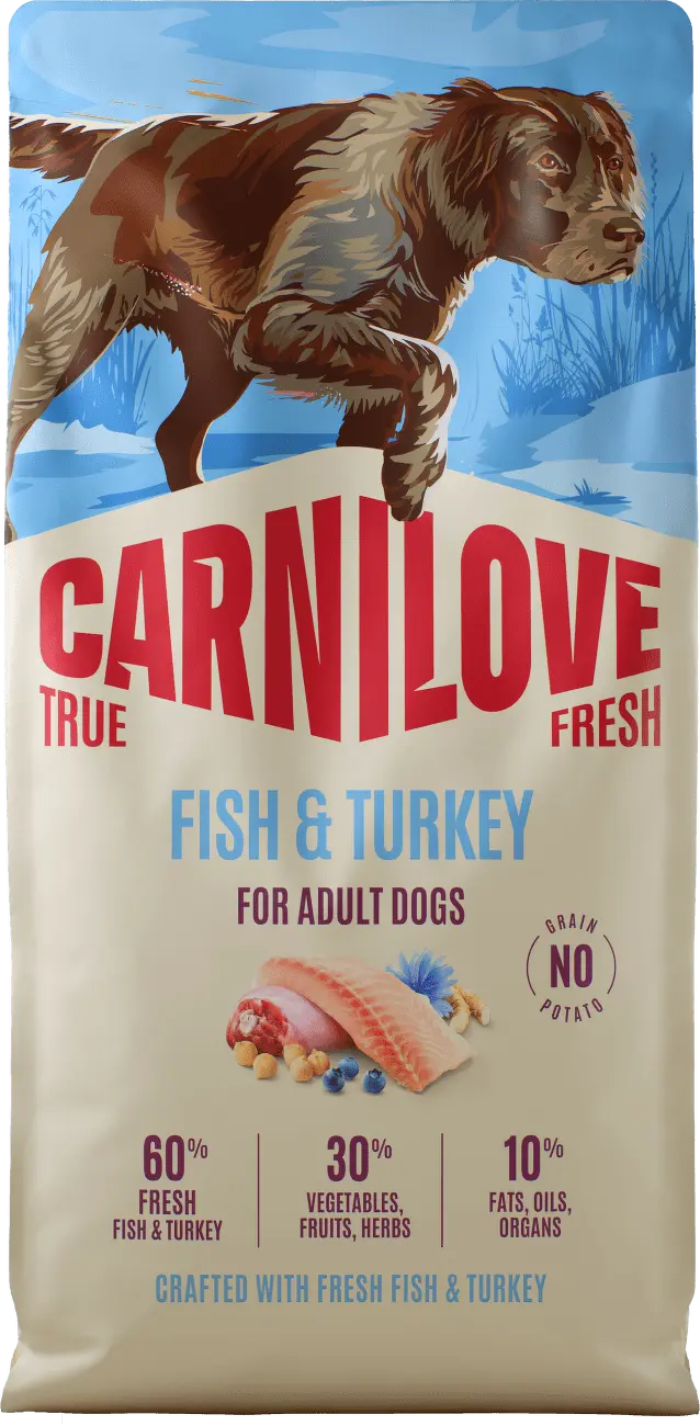 Carnilove Dog True Fresh Dry Fish&Turkey Adult AB 12kg