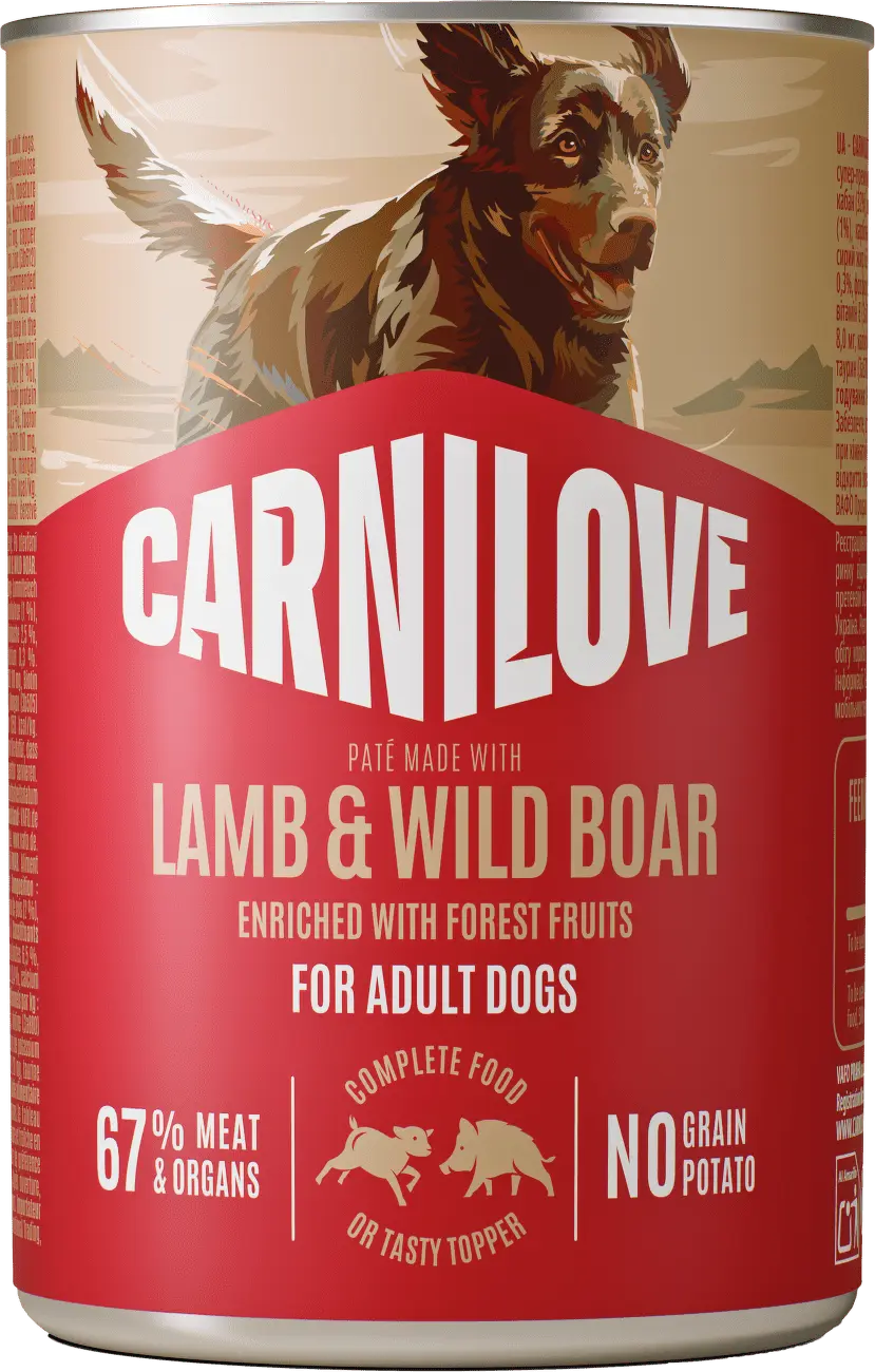 Carnilove Dog Adult Konz. Lamb & Wild Boar - 400g