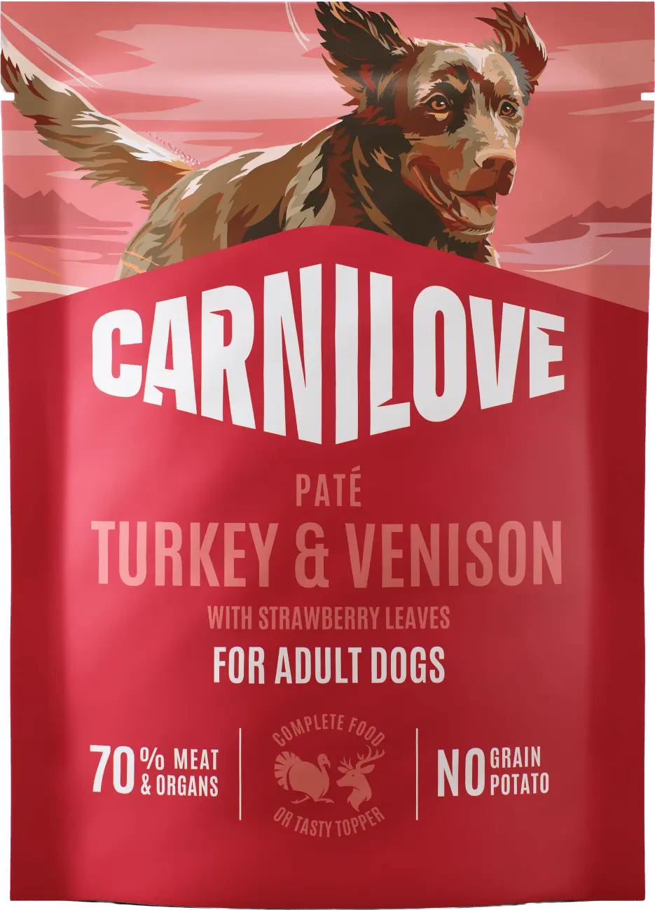 Carnilove Dog Pouch Paté Turkey&venison Strawberry 300g