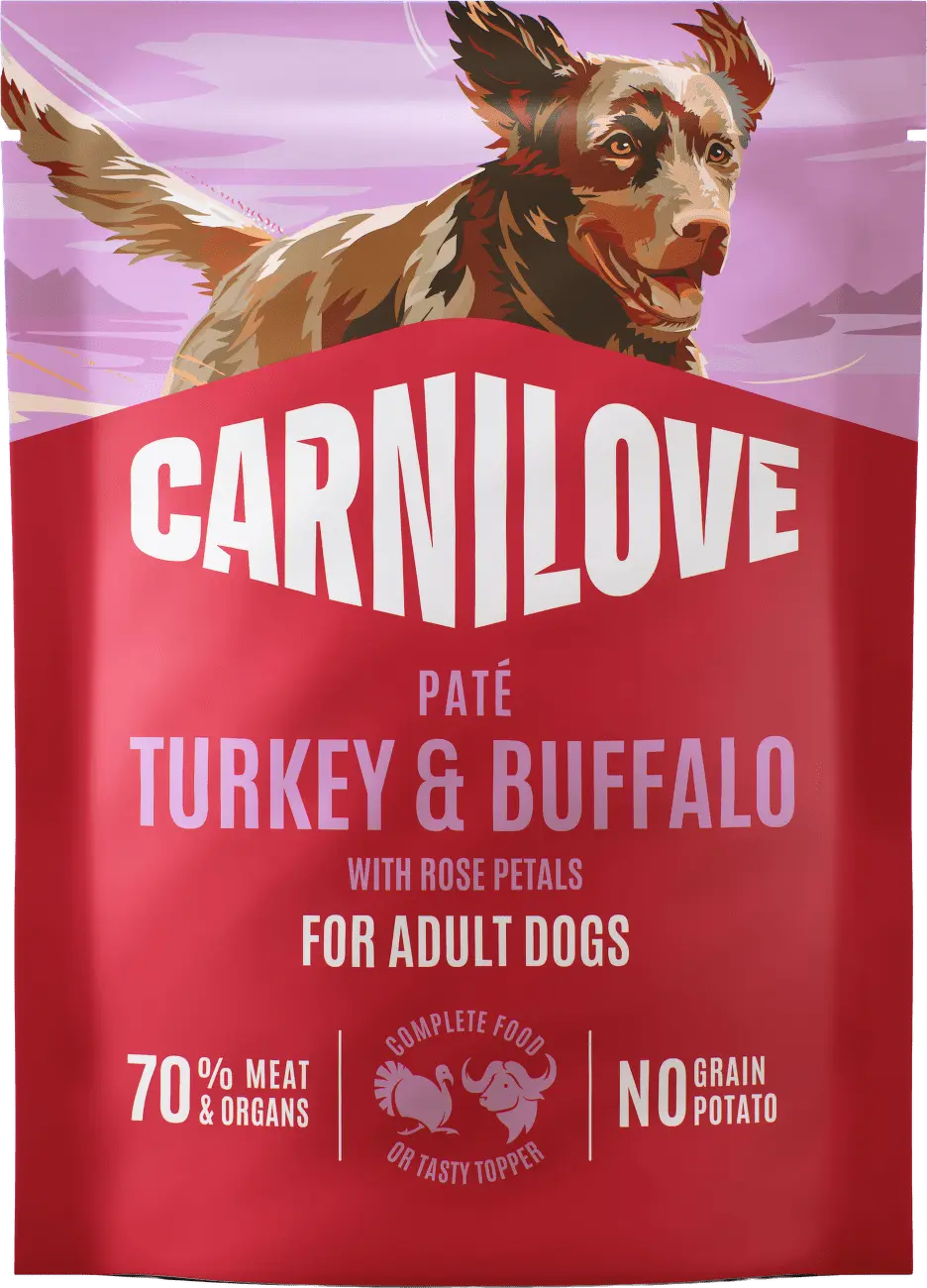 Carnilove Dog Pouch Paté Turkey&Buffalo+Rose 300g + Množstevní sleva