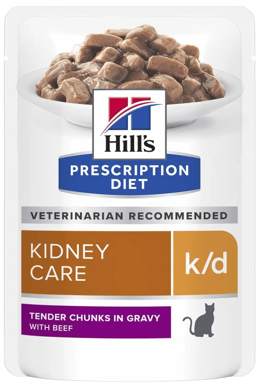Hill´s Prescription Diet Feline k/d beef kapsička 12x85g