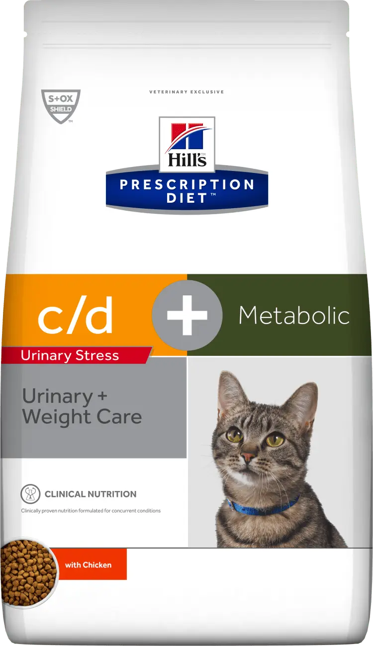 Hill's Prescription Diet c/d Multicare/Urinary Stress + Metabolic s kuřetem 8kg