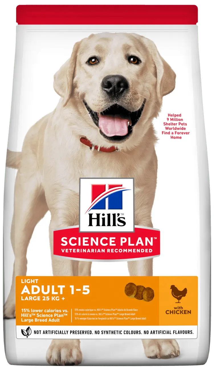 Hill´s Science Plan Canine Adult Light Large Breed Chicken 18kg