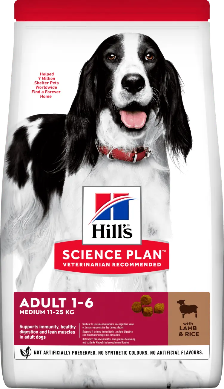 Hill's Science Plan Canine Adult Medium Lamb & Rice 14kg