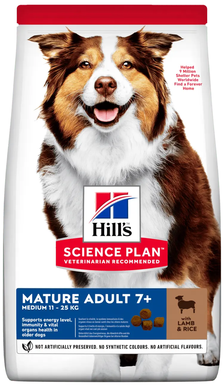 Hill´s Science Plan Canine Mature Adult 7+ Medium Lamb & Rice 14kg