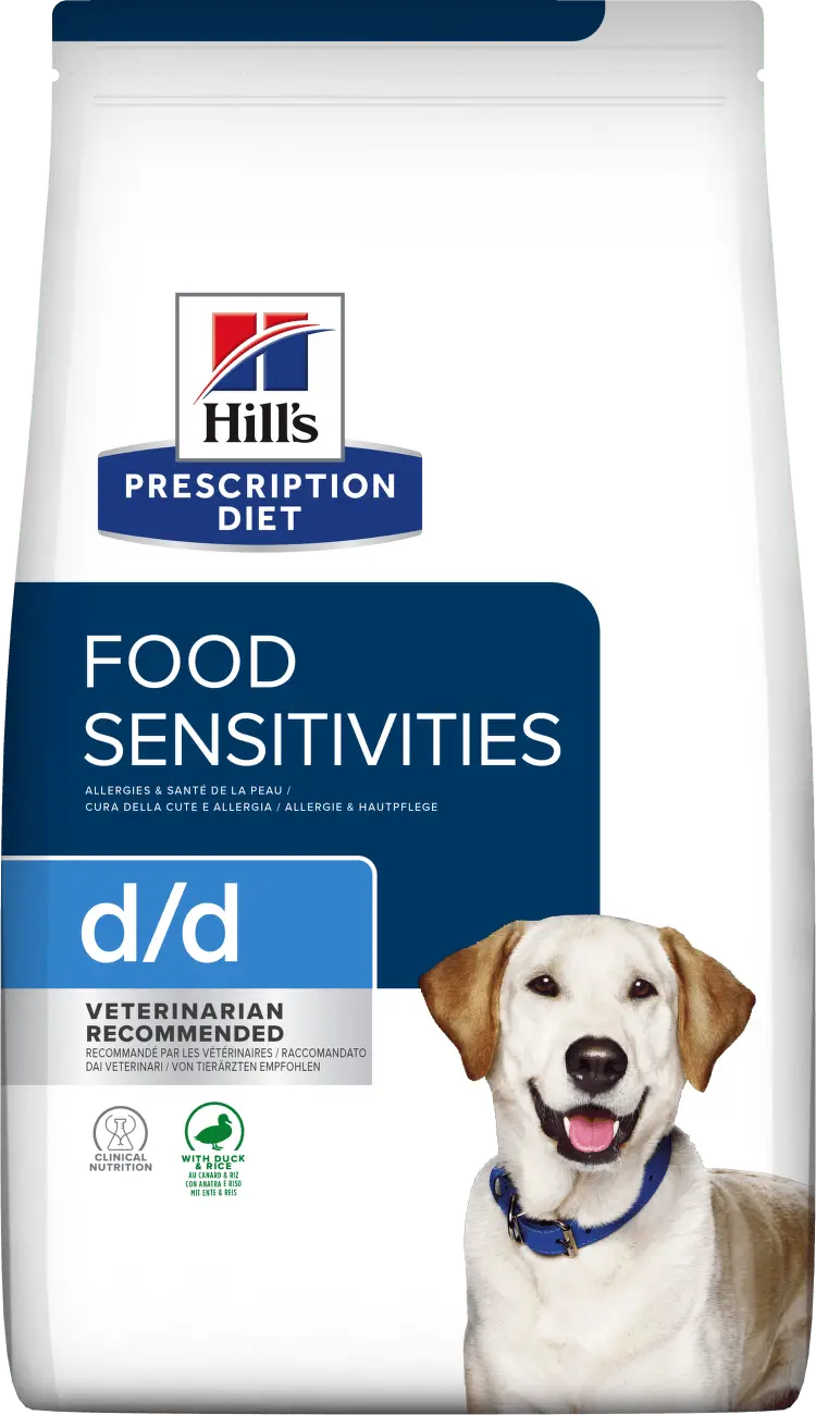 Hill's Prescription Diet d/d kachna a rýže 4kg