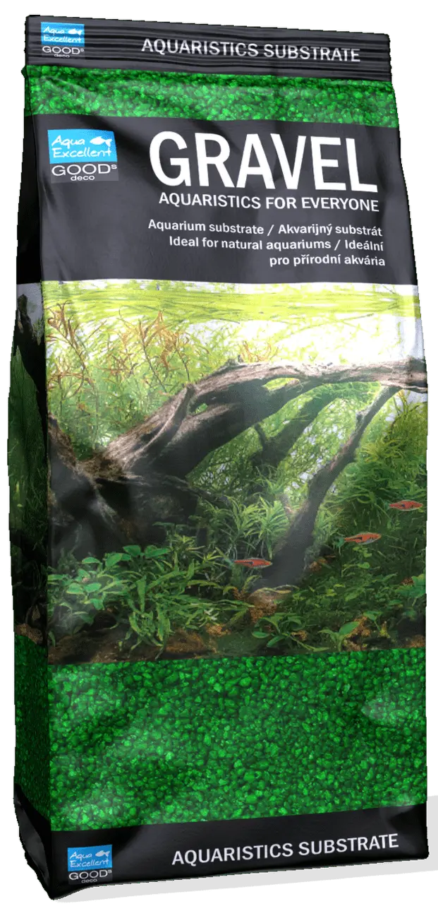 Písek AQUA EXCELLENT 1,6-2,2 mm zelený 1 kg