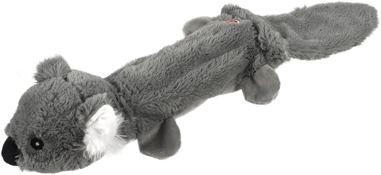 Hračka Dog Fantasy Recycled pískací koala s PET lahví a šustícím ocasem 55cm ​
