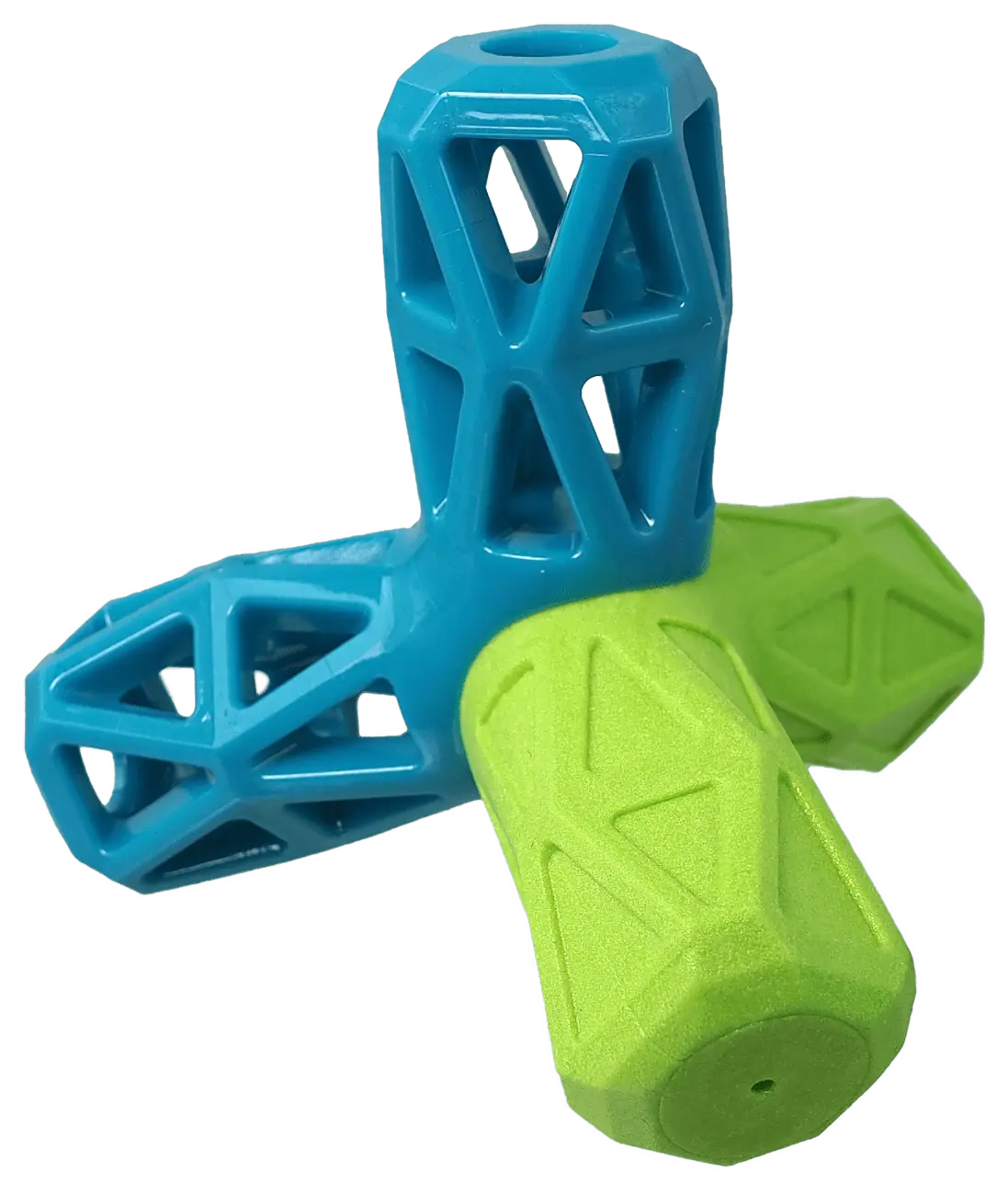 Hračka Dog Fantasy geometrická modro-zelená 12,9cm