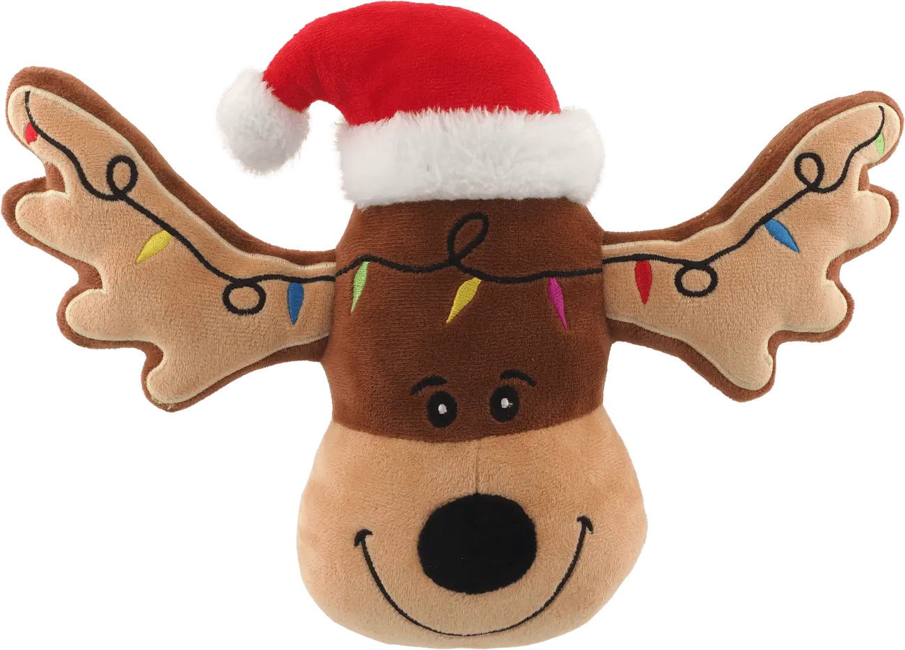 Hračka Dog Fantasy Winter Tale Hlava sob plyš pískací 23cm