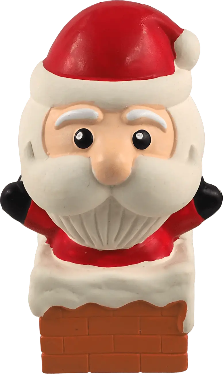 Hračka Dog Fantasy Winter Tale santa latexový pískací 12cm