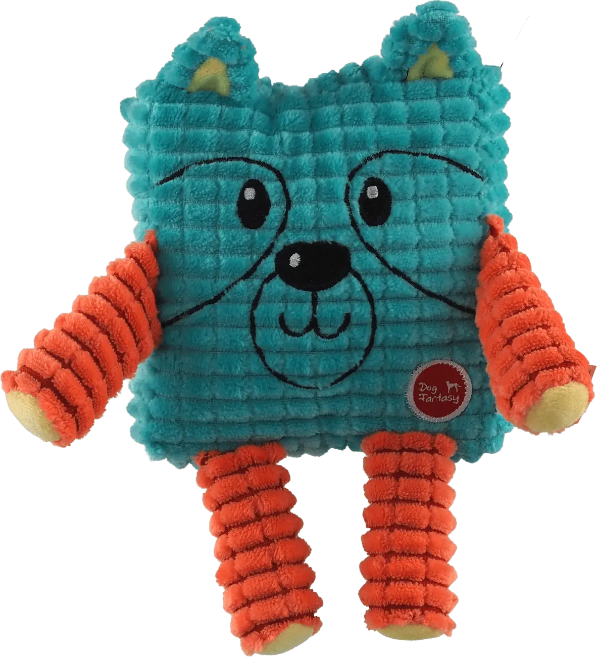 Hračka pro psy Dog Fantasy Cuties zvířátko petrolejově zelené 12,5 cm