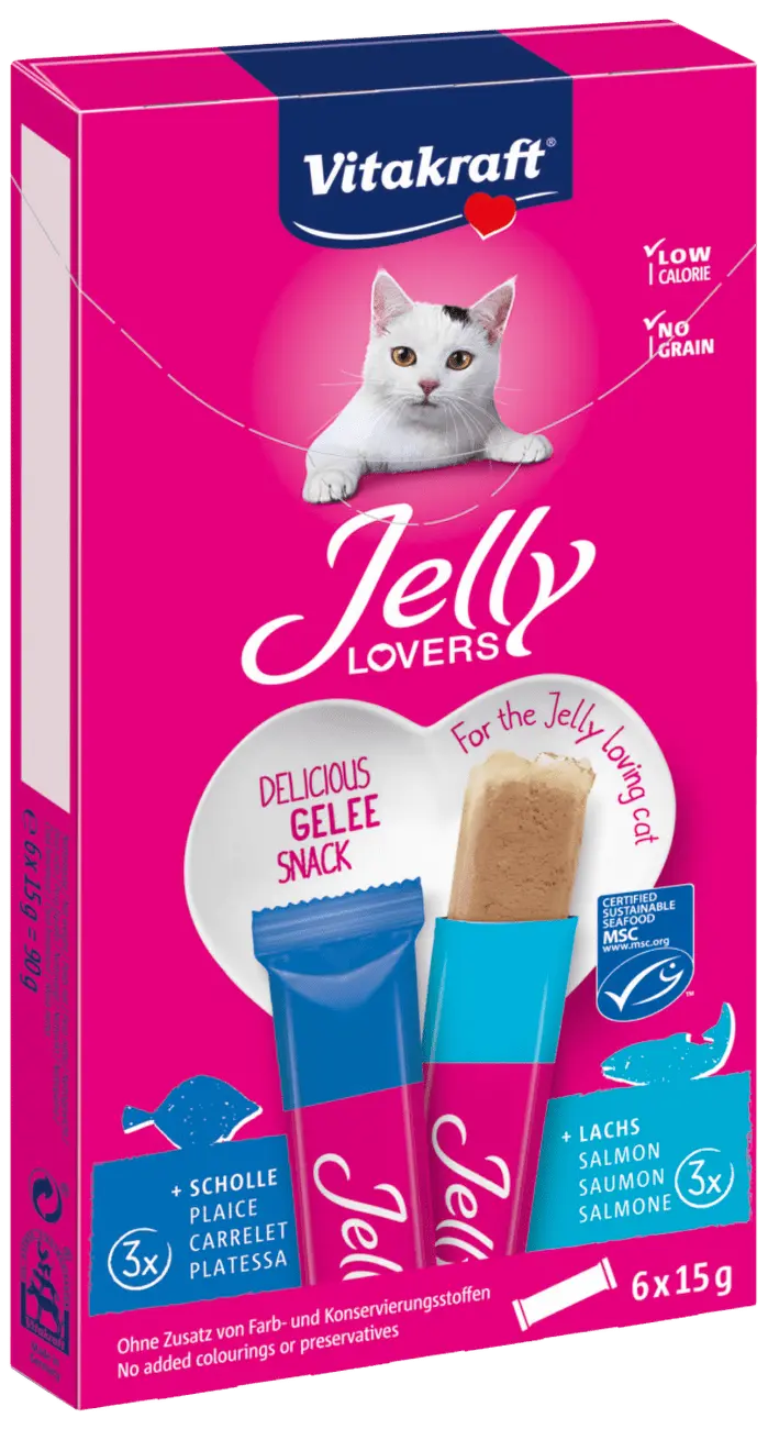 Vitakraft Jelly Lovers losos a treska 6x15g