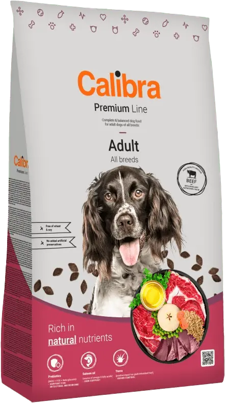 Calibra Premium Line Adult Beef 12kg