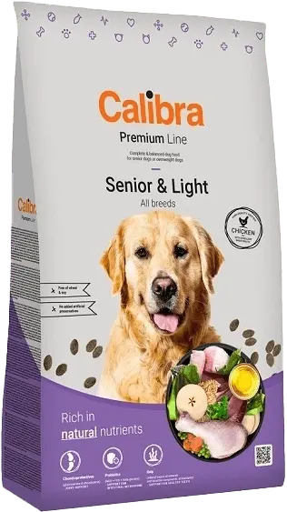 Krmivo Calibra Premium Line Senior & Light 3 kg