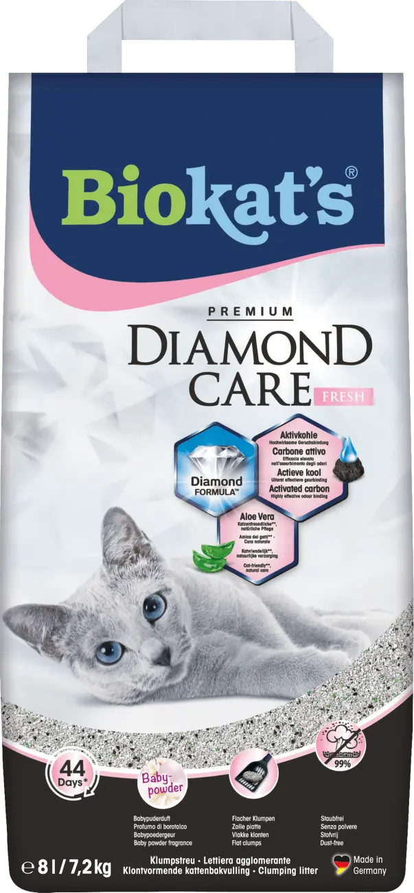 Podestýlka Biokat's Diamond Care Fresh 8l