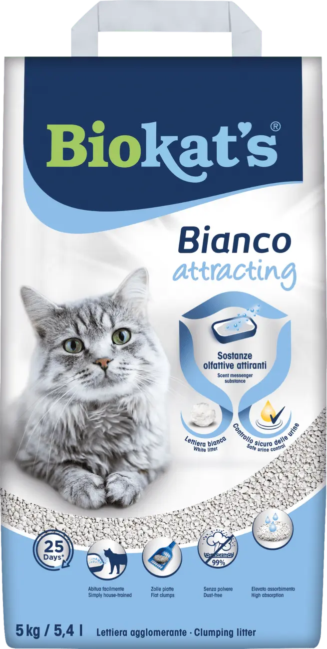 Podestýlka Biokat's Bianco Attracting 5kg