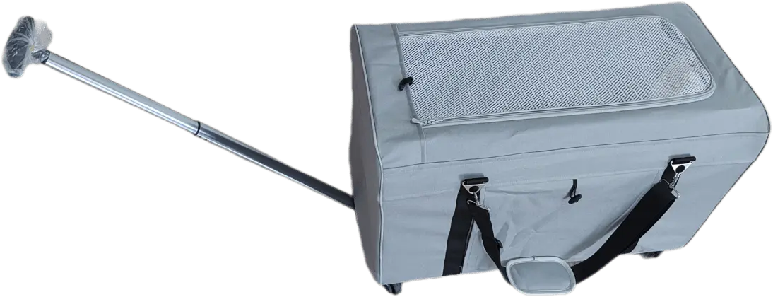 Přepravní box na kolečkách 76cm šedý