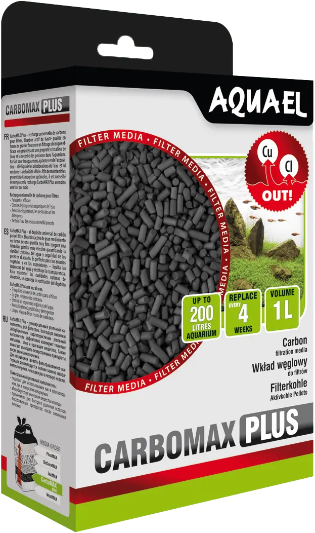 Náplň Aquael CarboMAX Plus 1 l