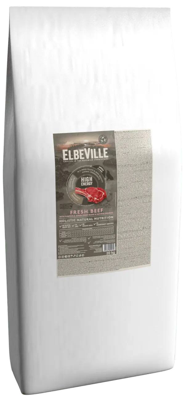 ELBEVILLE Adult All Breeds Fresh Beef High Energy 20kg