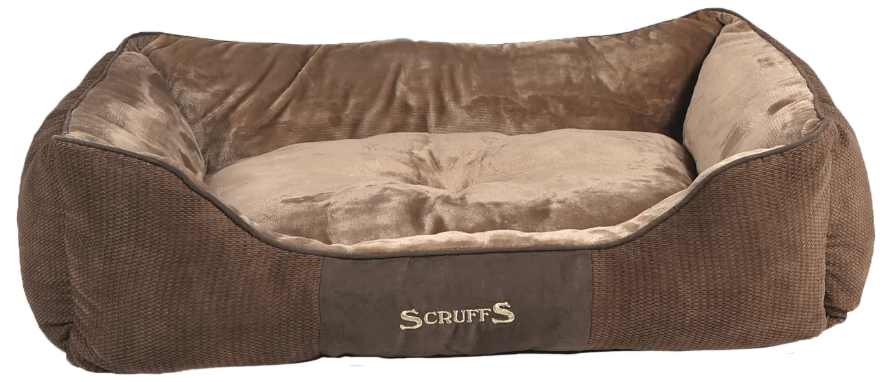 Pelíšek Scruffs Chester Box Bed 90cm čokoládový