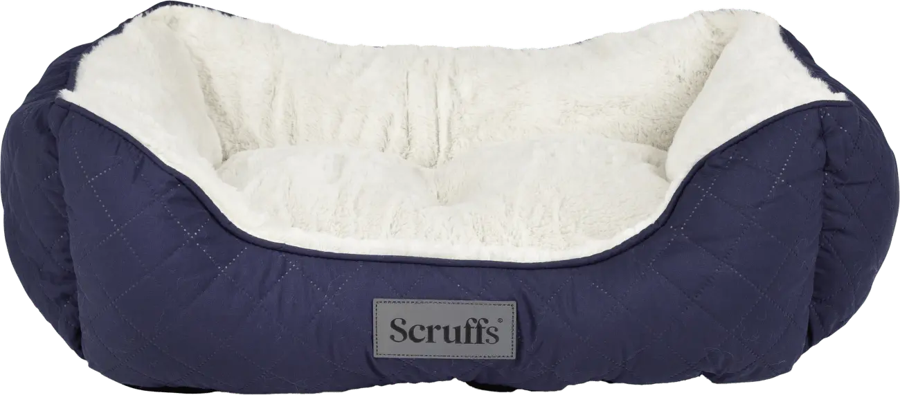 Pelech Scruffs Wilton Box Bed modrý M 60x50cm