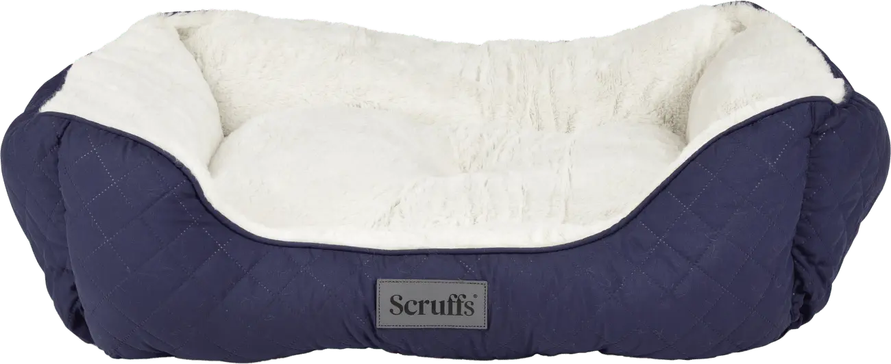 Pelech Scruffs Wilton Box Bed modrý L 75x60cm