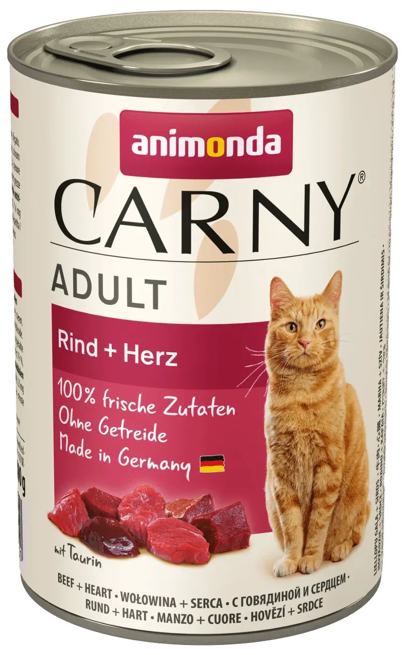Konzerva ANIMONDA Carny Adult hovězí + srdíčka 400 g