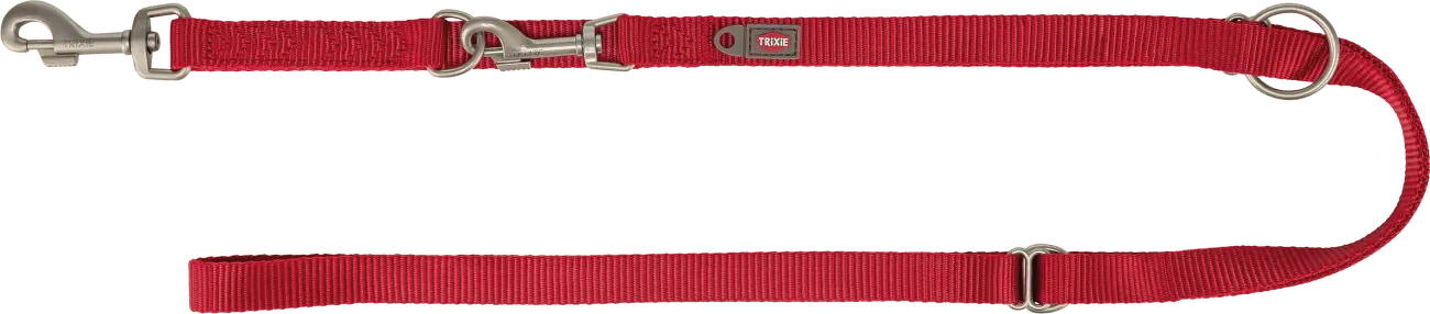 Vodítko Trixie Premium nastavitelné červené XS 2 m/10 mm