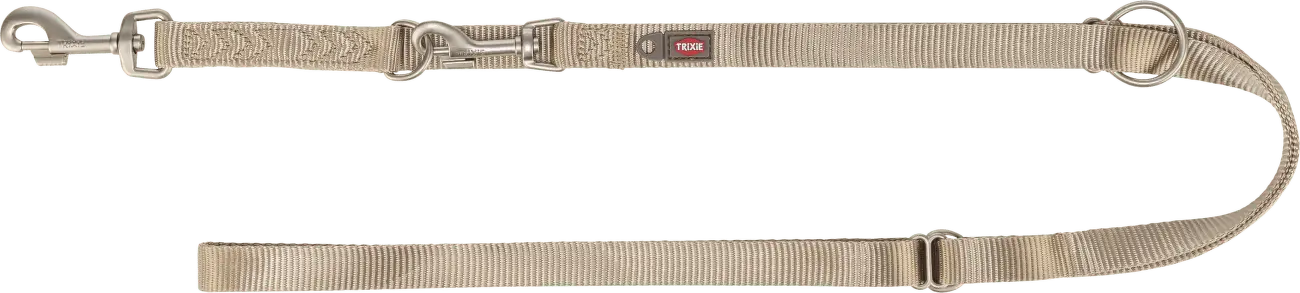 Vodítko Premium prodlužovací Trixie M-L 2 m 20 mm béžové