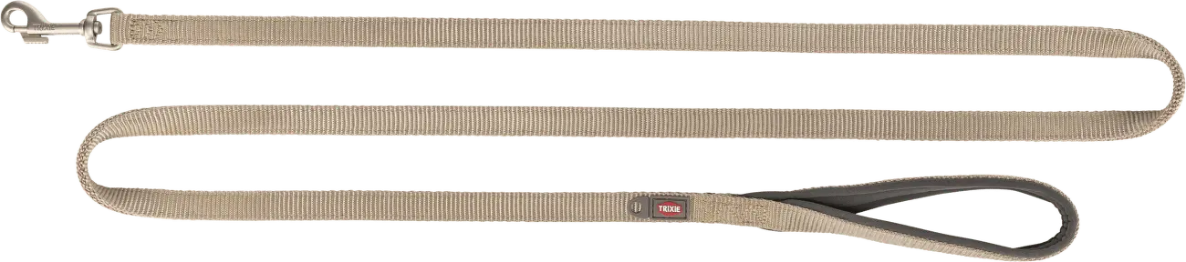 Vodítko Premium dlouhé Trixie M-L 1,8 m 20 mm béžové