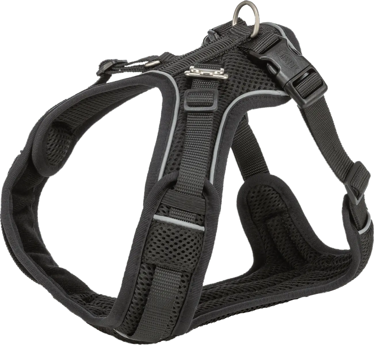 Postroj FlexMesh Premium Trixie M 58–80 cm / 20 mm černý