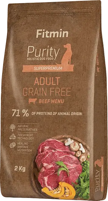 Krmivo Fitmin Purity Adult Beef Grain Free 2 kg