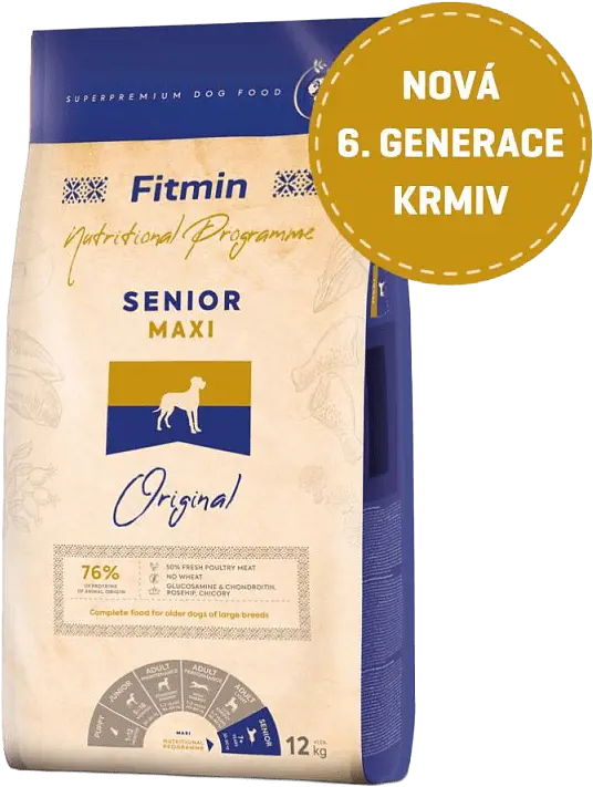Fitmin Maxi Senior 12kg Exp.09/26