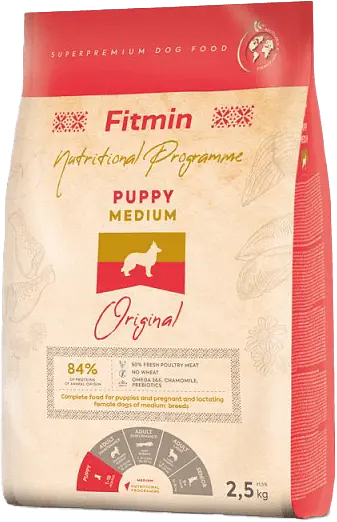 Krmivo Fitmin Medium Puppy Poultry 2,5 kg