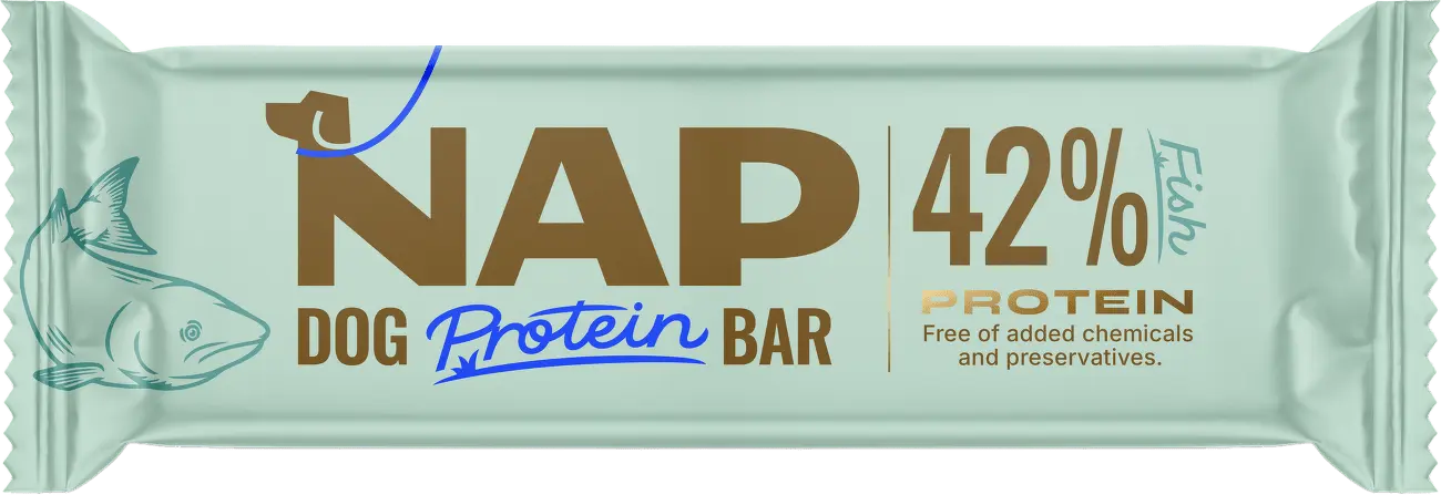 NAP Psí proteinová tyčinka rybí 50g + Množstevní sleva